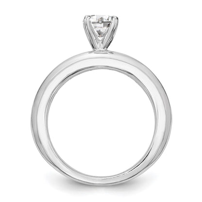 14K White Gold Lab Grown Diamond VS/SI+ G+ Complete Engagement Ring
