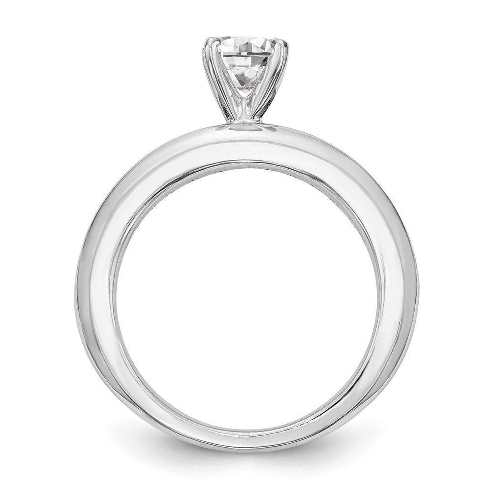 14K White Gold Lab Grown Diamond VS/SI FGH Complete Engagement Ring