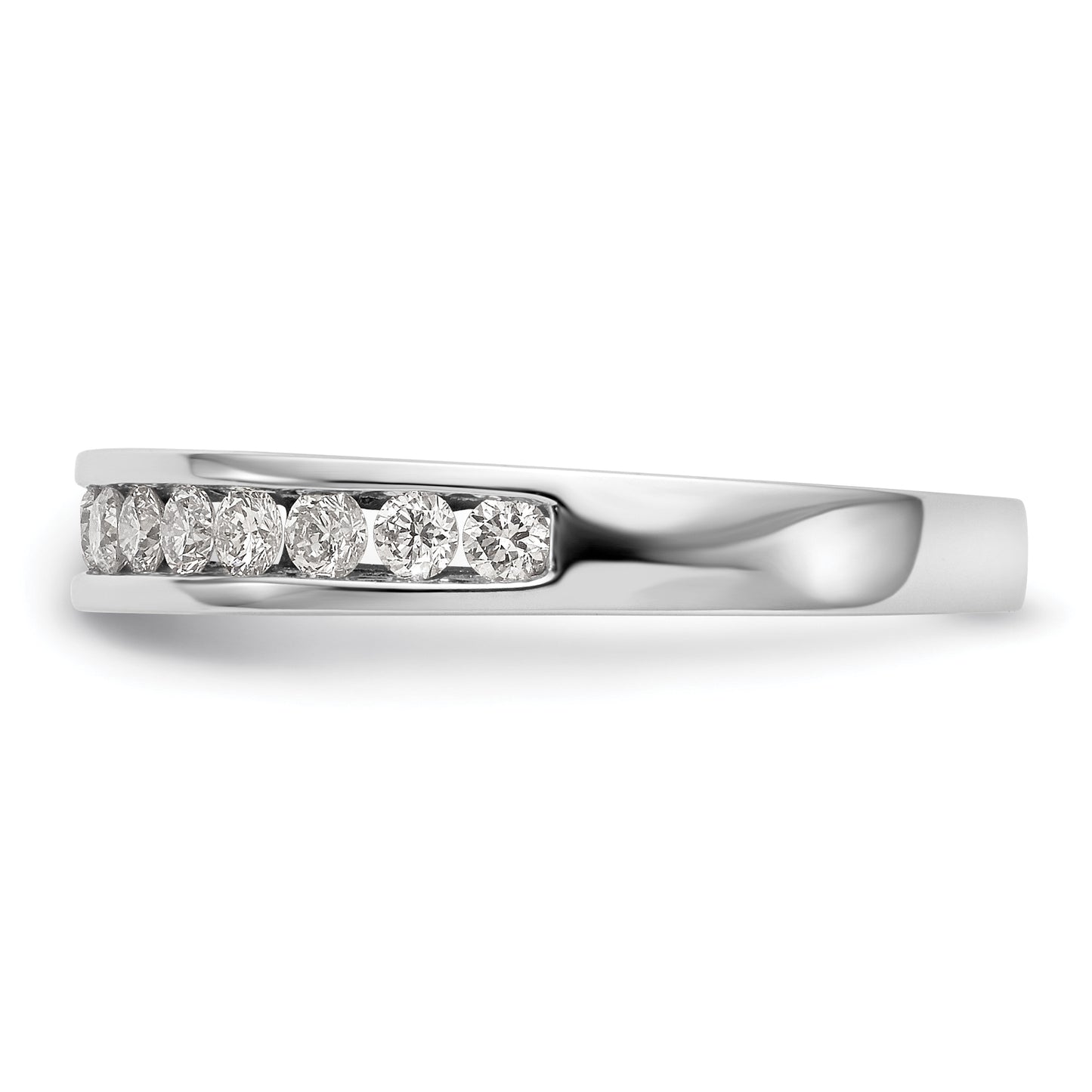 14k White Gold 1/2 Ct. Lab Grown Diamond VS/SI+ G+ Wedding Band Ring