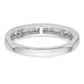 14k White Gold 1/2 Ct. Lab Grown Diamond VS/SI+ G+ Wedding Band Ring