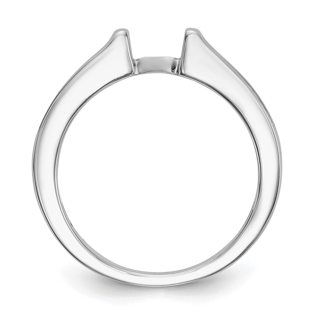 14k White Gold 1/4 Ct. Lab Grown Diamond VS/SI+ G+ Peg Set Engagement Ring