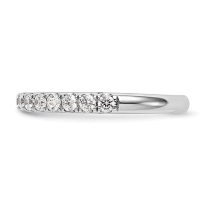 14K White Gold Lab Grown Diamond VS/SI+ G+ Wedding Band Ring