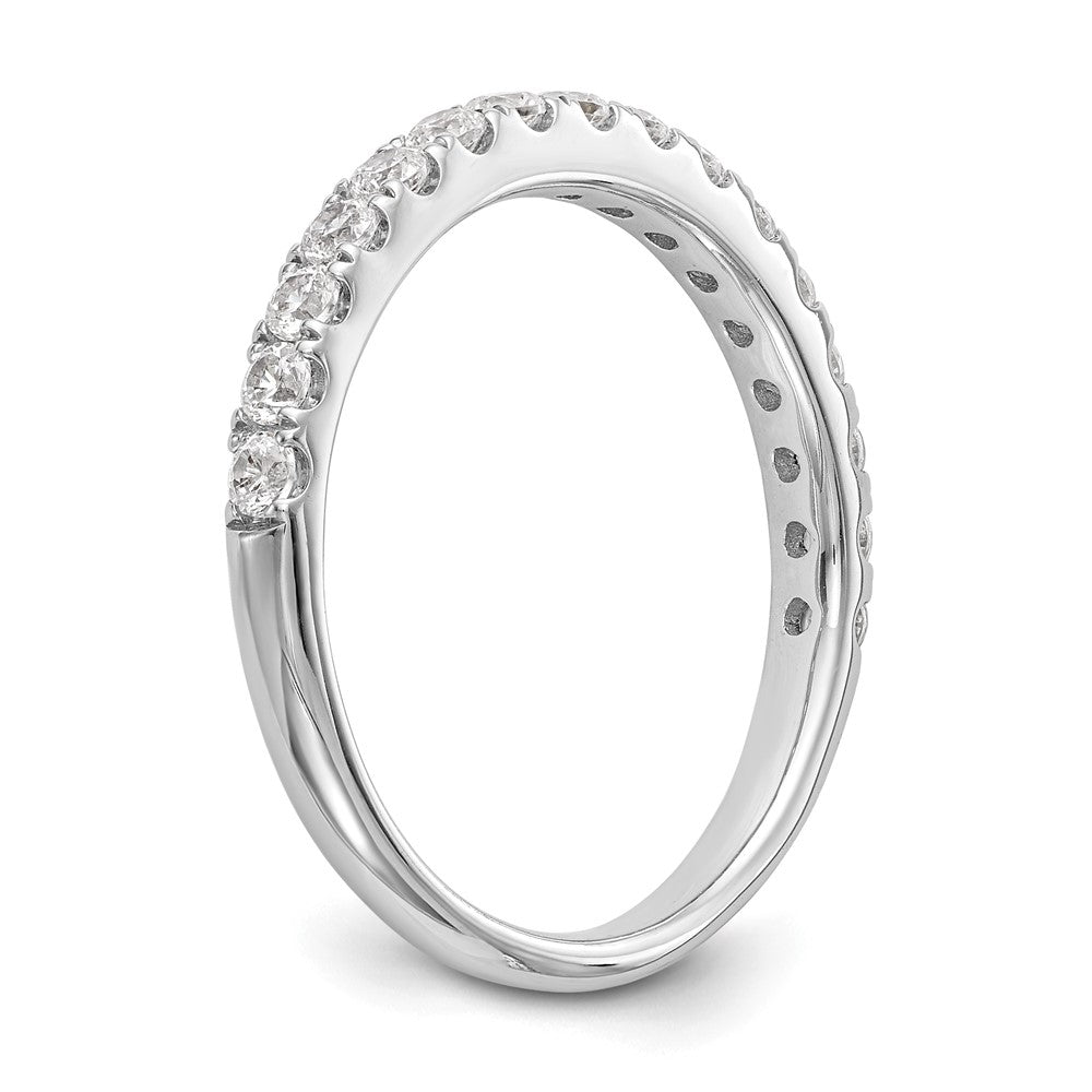 14K White Gold Lab Grown Diamond VS/SI+ G+ Wedding Band Ring