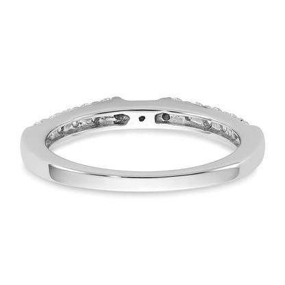 14K White Gold Peg Set 1/2 Carat Diamond Semi Mount Engagement Ring