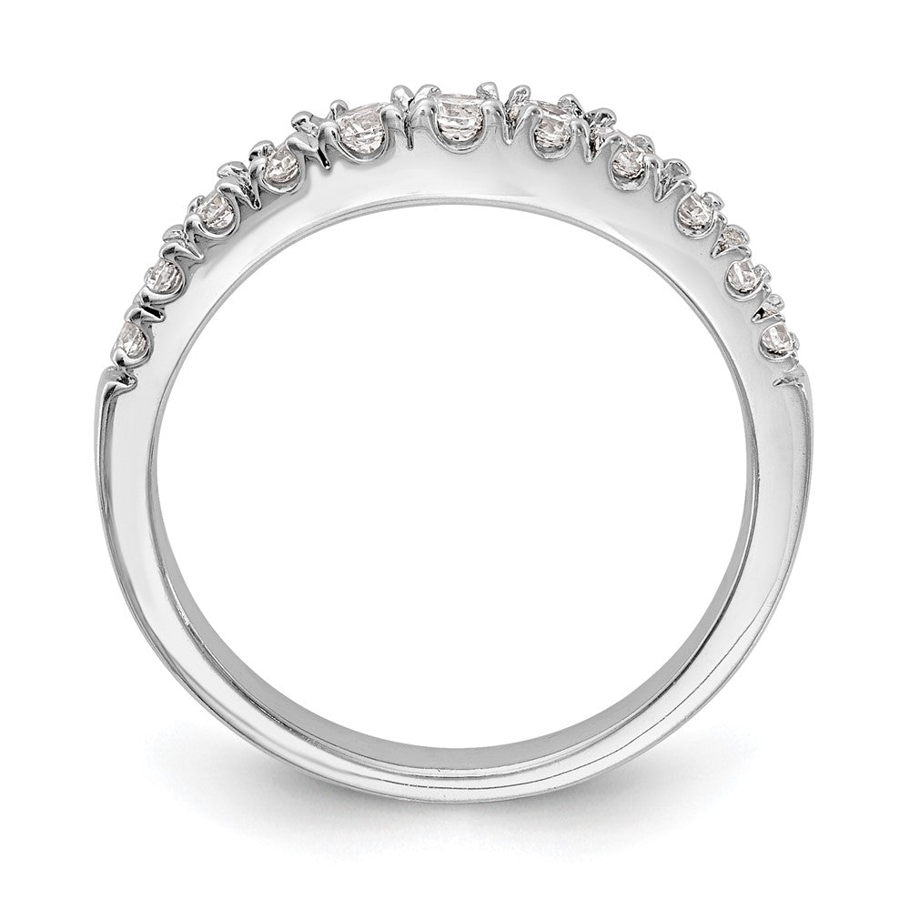 1.00ct. CZ Solid Real 14K White Gold Wedding Wedding Band Ring