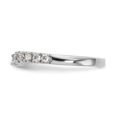1.00ct. CZ Solid Real 14K White Gold Wedding Wedding Band Ring