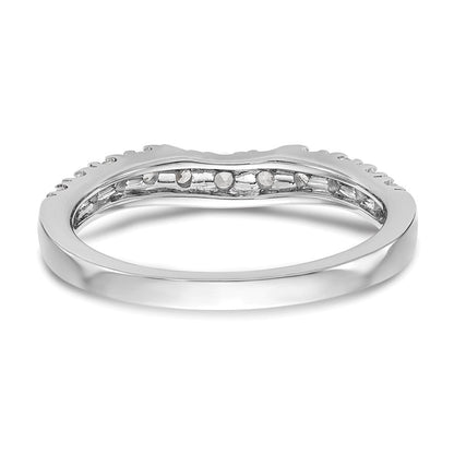 1.00ct. CZ Solid Real 14K White Gold Wedding Wedding Band Ring