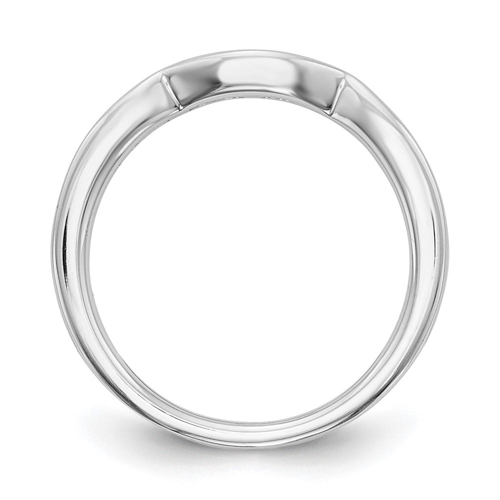 14k White Gold 1/5 Ct. Lab Grown Diamond VS/SI+ G+ Wedding Band Ring