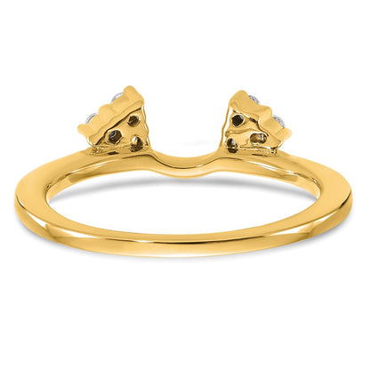 14k Yellow Gold 1/6 Ct. Lab Grown Diamond VS/SI+ G+ Ring Wrap
