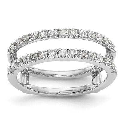 14K White Gold True Origin 1/2 Carat Lab Grown Diamond Vs D E F Ring Guard