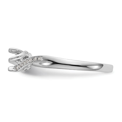 First Promise 10k White Gold 1/3 Ct. Lab Grown Diamond VS/SI+ G+ Petite Engagement Ring