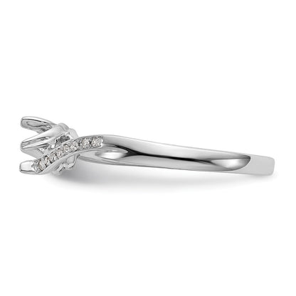 First Promise 10k White Gold 1/3 Ct. Lab Grown Diamond VS/SI+ G+ Complete Petite Engagement Ring