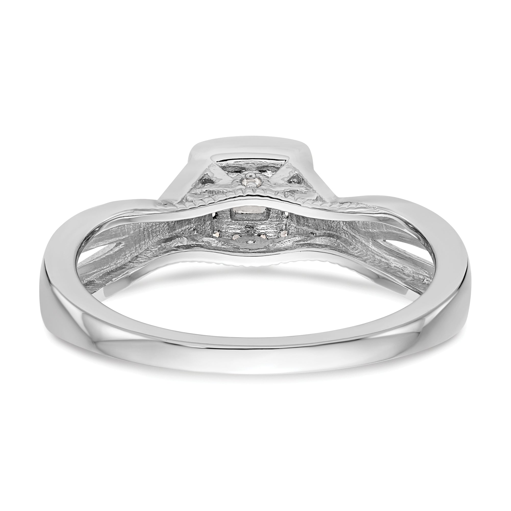 14K White Gold Lab Grown VS/SI+ G+ Diamond Engagement Ring