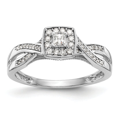 14K White Gold Lab Grown VS/SI+ G+ Diamond Engagement Ring