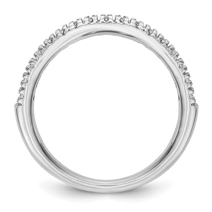 14k White Gold 1/4 Ct. Lab Grown Diamond VS/SI+ G+ Band Ring