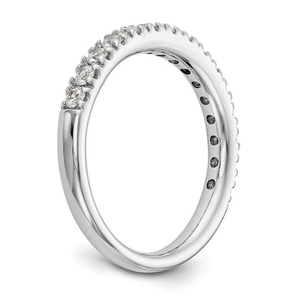 14K White Gold Lab Grown Diamond VS/SI+ G+ Band Ring