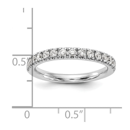 14k White Gold 1/2 Ct. Lab Grown Diamond VS/SI+ G+ Band Ring