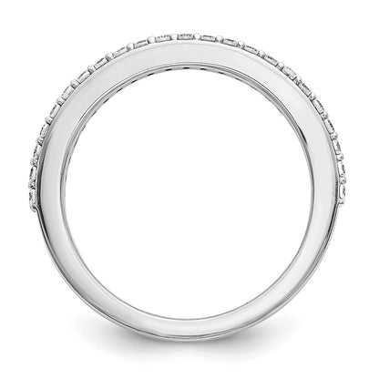 14K White Gold True Origin 1/4 Carat Lab Grown Diamond Vs D E F Band