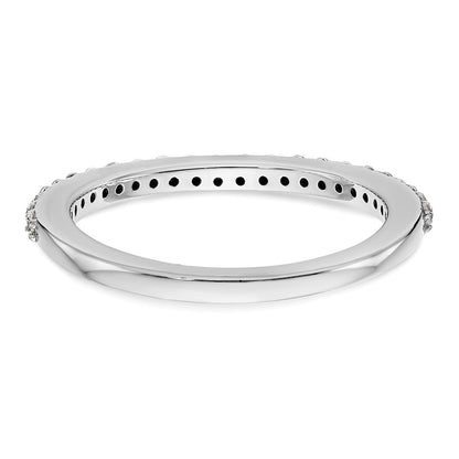 14K White Gold True Origin 1/4 Carat Lab Grown Diamond Vs D E F Band