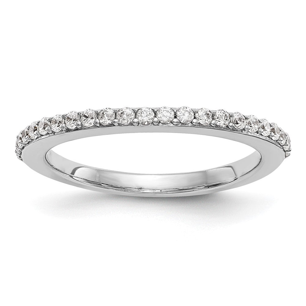 14K White Gold True Origin 1/4 Carat Lab Grown Diamond Vs D E F Band