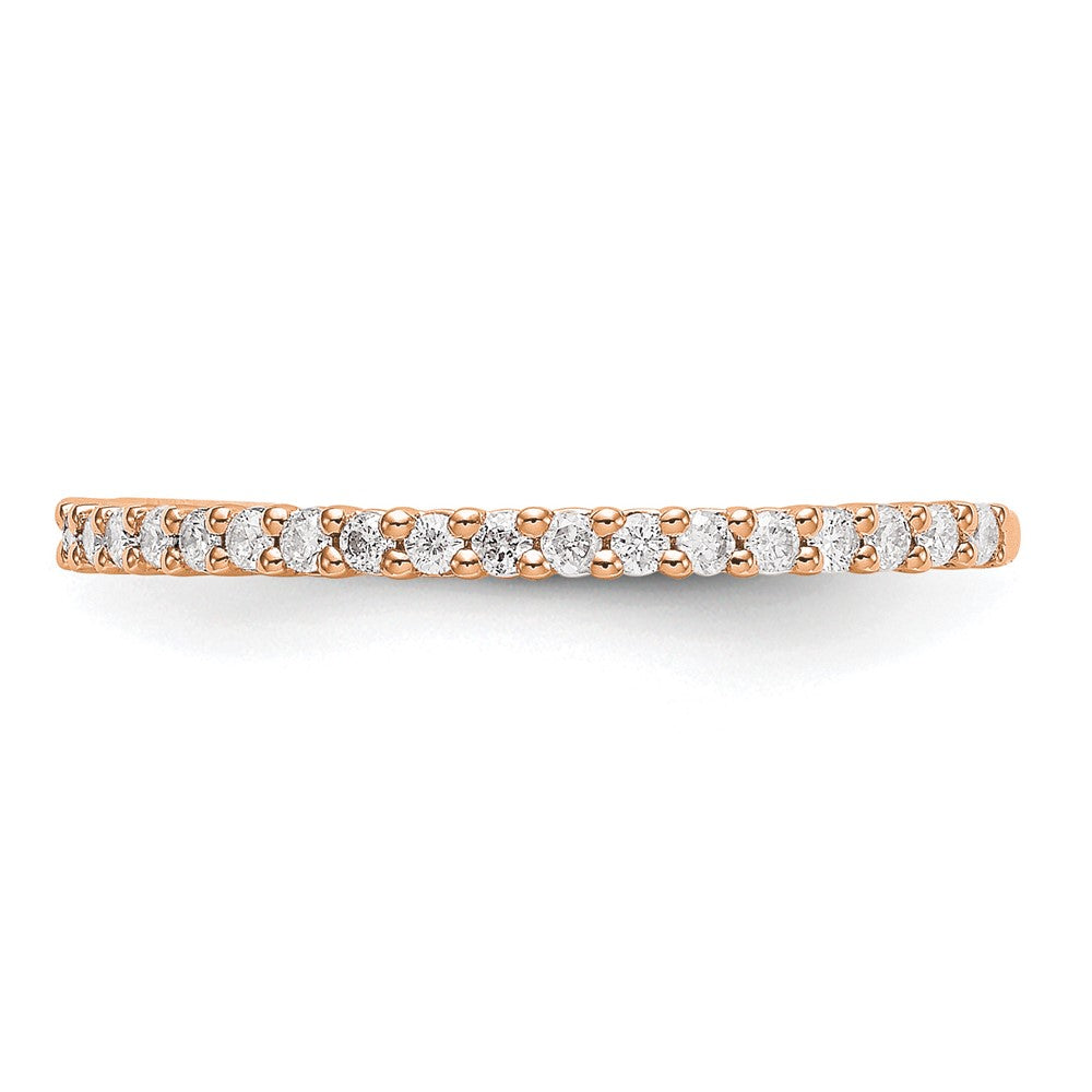 14K Rose Gold Lab Grown VS/SI+ G+ Diamond Band Ring