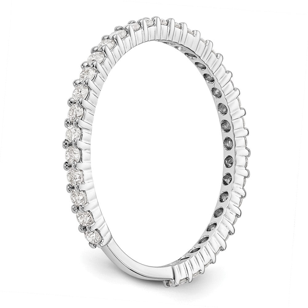 14k White Gold 3/8 Ct. Lab Grown Diamond VS/SI+ G+ Band Ring