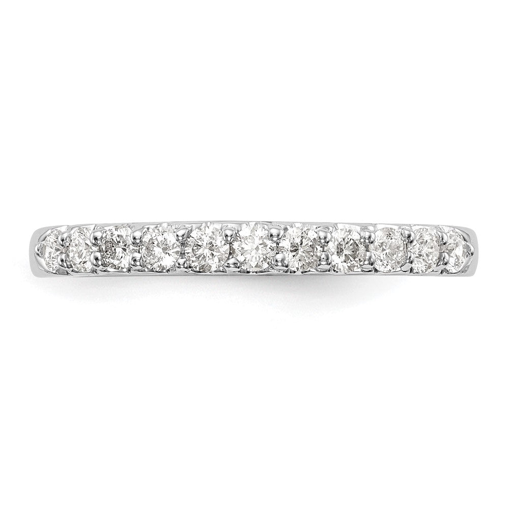 14k White Gold 1/3 Ct. Lab Grown Diamond VS/SI+ G+ Band Ring
