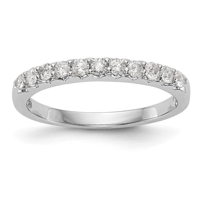 14k White Gold 1/3 Ct. Lab Grown Diamond VS/SI+ G+ Band Ring