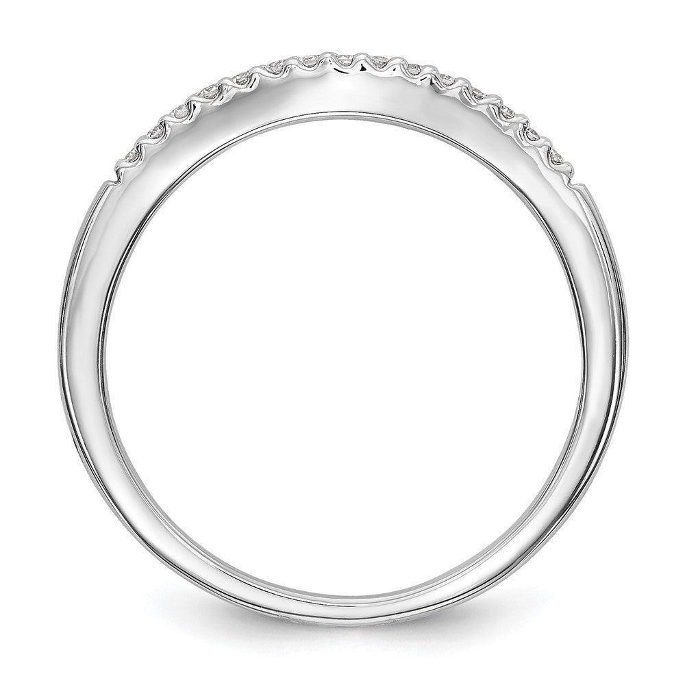14K White Gold True Origin 1/5 Carat Lab Grown Diamond Vs D E F Bands Set Of Two