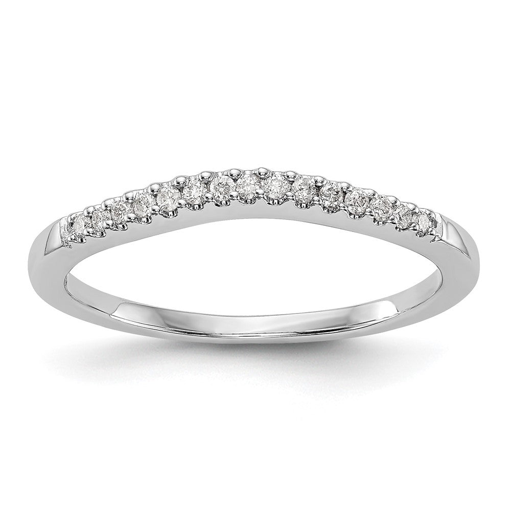 14K White Gold True Origin 1/5 Carat Lab Grown Diamond Vs D E F Bands Set Of Two