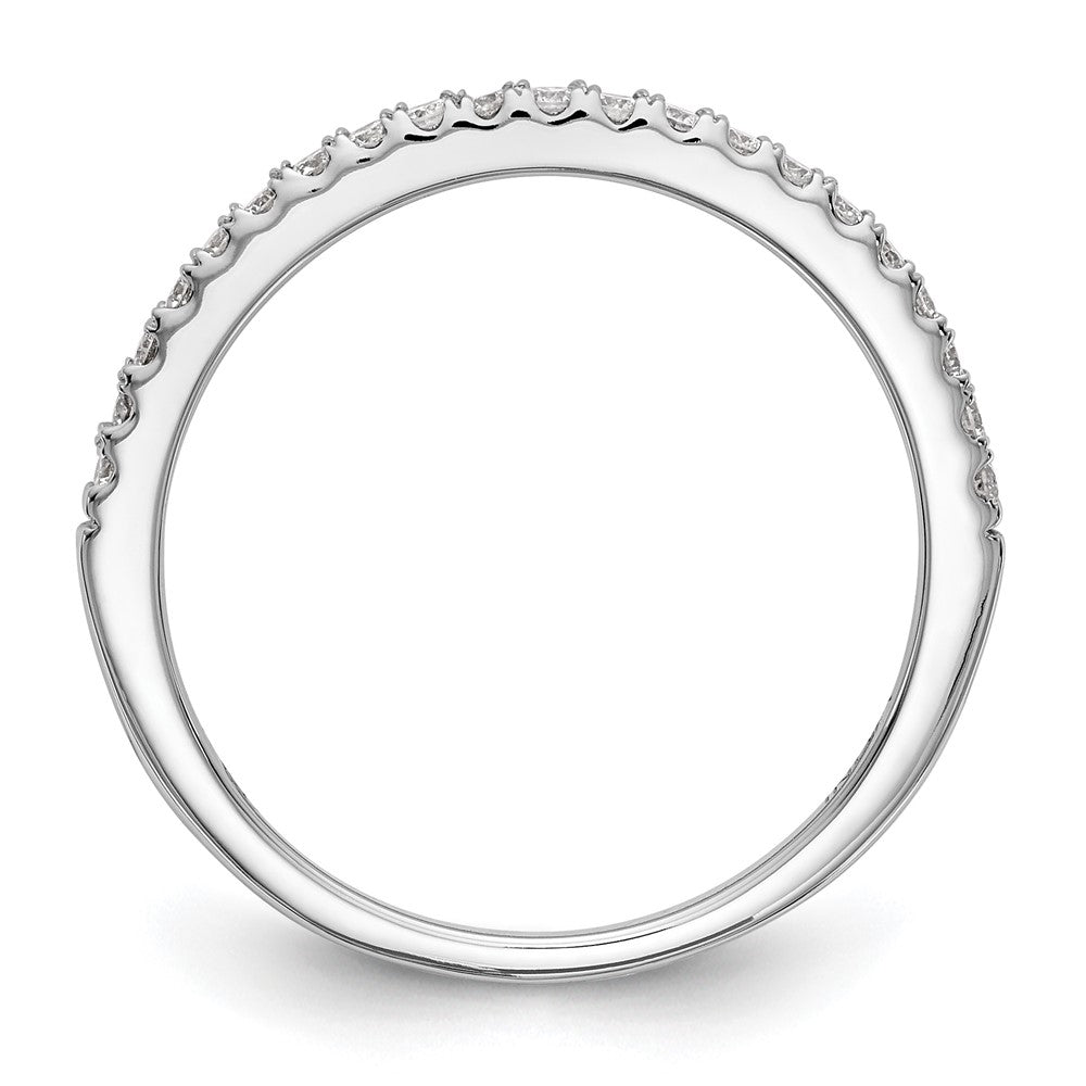 14K White Gold True Origin 1/6 Carat Lab Grown Diamond Vs D E F Band