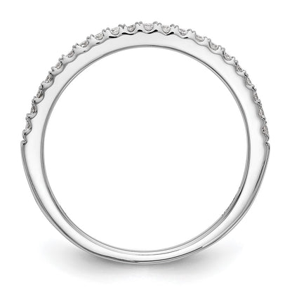 14K White Gold True Origin 1/6 Carat Lab Grown Diamond Vs D E F Band
