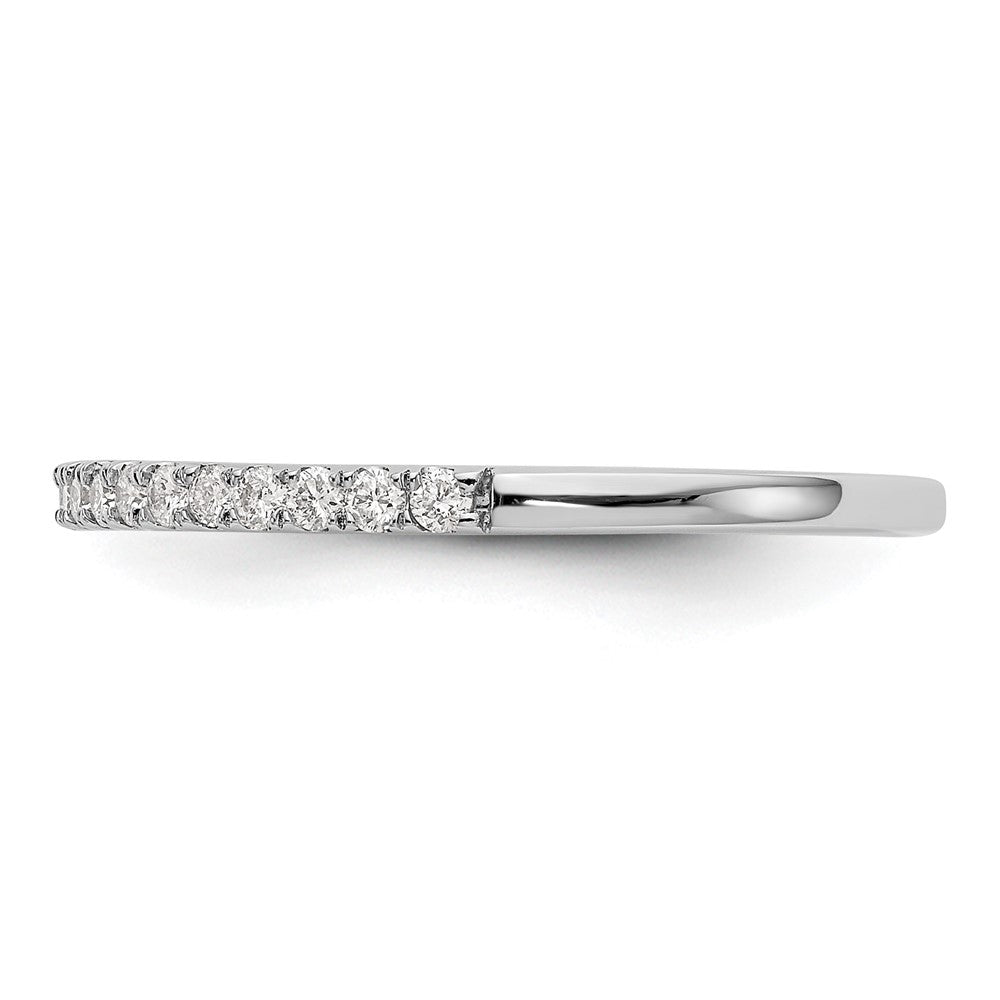 14K White Gold True Origin 1/6 Carat Lab Grown Diamond Vs D E F Band