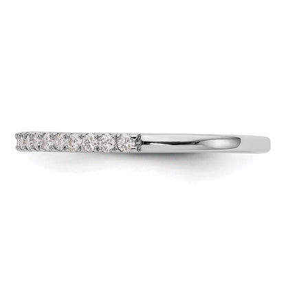 14K White Gold True Origin 1/6 Carat Lab Grown Diamond Vs D E F Band