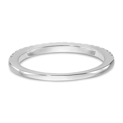 14K White Gold True Origin 1/6 Carat Lab Grown Diamond Vs D E F Band