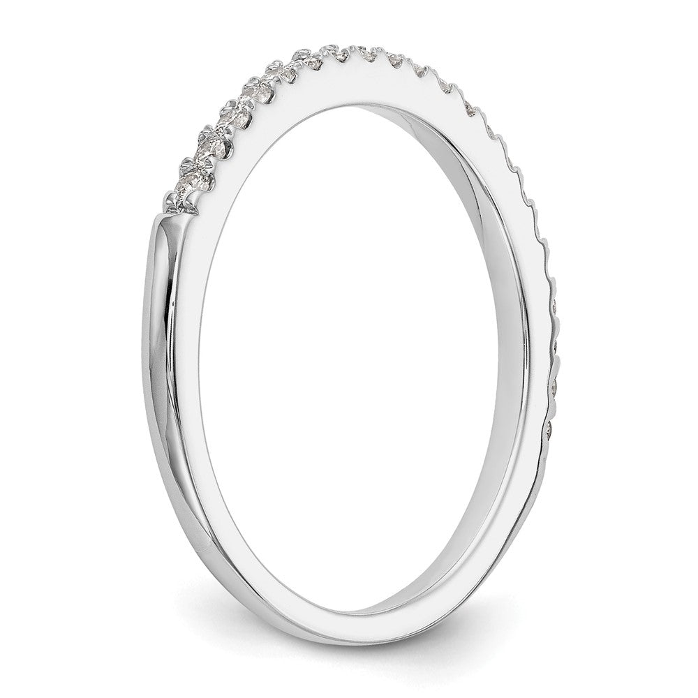 14K White Gold True Origin 1/6 Carat Lab Grown Diamond Vs D E F Band