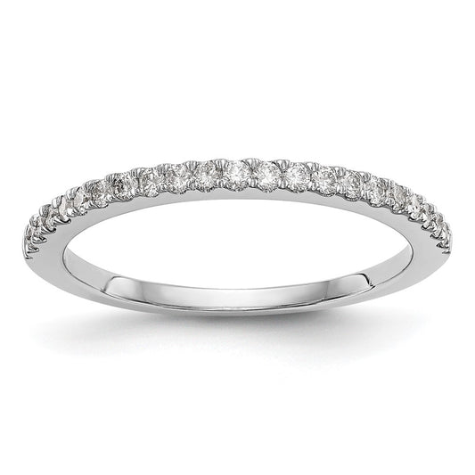14K White Gold True Origin 1/6 Carat Lab Grown Diamond Vs D E F Band