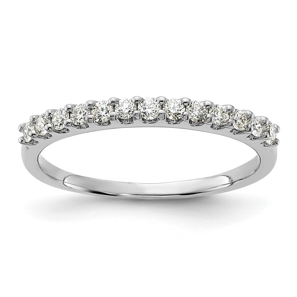14k White Gold 1/4 Ct. Lab Grown Diamond VS/SI+ G+ Band Ring