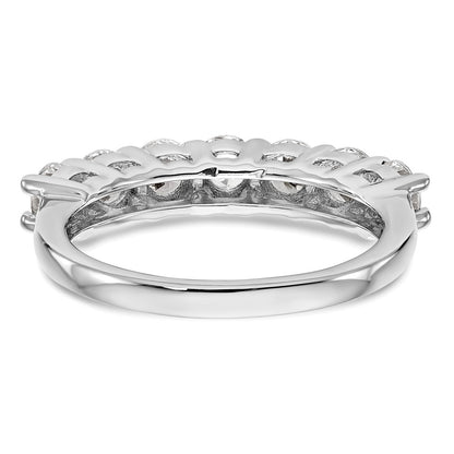 14K White Gold True Origin 3/4 Carat Lab Grown Diamond Vs/Si D E F 7 Stone Band