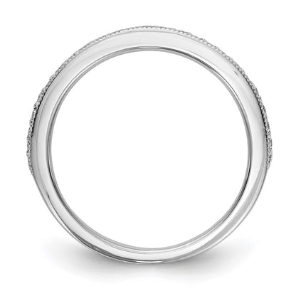 14K White Gold True Origin 1/4 Carat Lab Grown Diamond Vs D E F Band