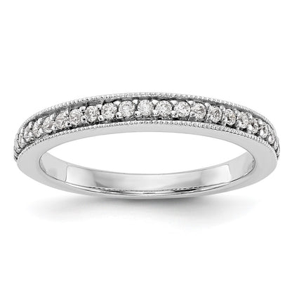 14K White Gold True Origin 1/4 Carat Lab Grown Diamond Vs D E F Band