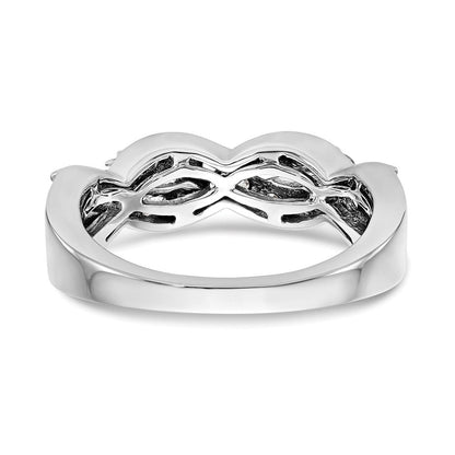 0.72ct. CZ Solid Real 14K White Gold Wedding Band Ring