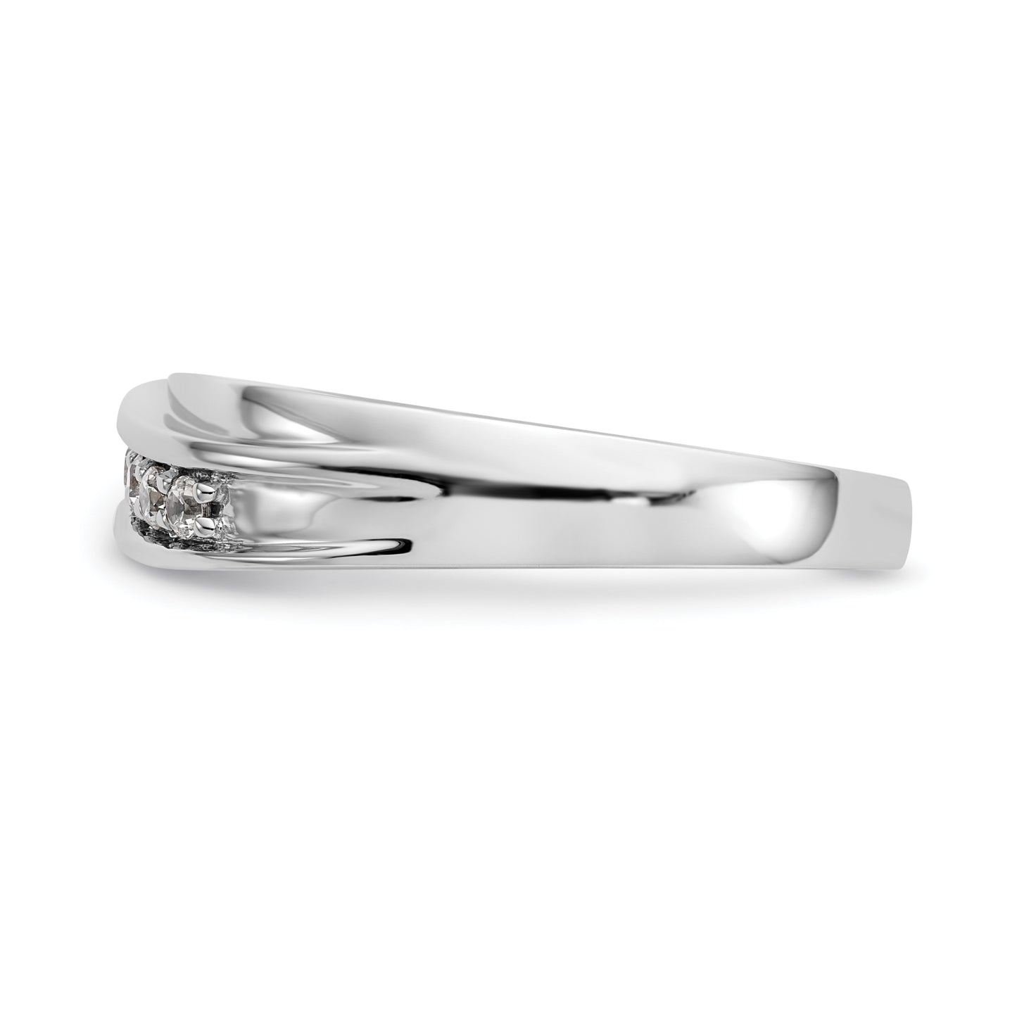 14k White Gold 1/4 Ct. Lab Grown Diamond VS/SI+ G+ Men's Ring