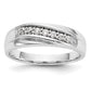 14k White Gold 1/4 Ct. Lab Grown Diamond VS/SI+ G+ Men's Ring