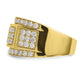 14k Yellow Gold 2 Ct. Lab Grown Diamond VS/SI+ G+ Men's Ring