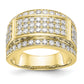 14k Yellow Gold 2 Ct. Lab Grown Diamond VS/SI+ G+ Men's Ring