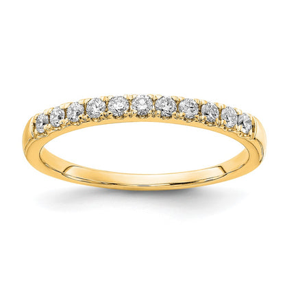 14k Yellow Gold 1/4 Ct. Lab Grown Diamond VS/SI+ G+ Wedding Band Ring