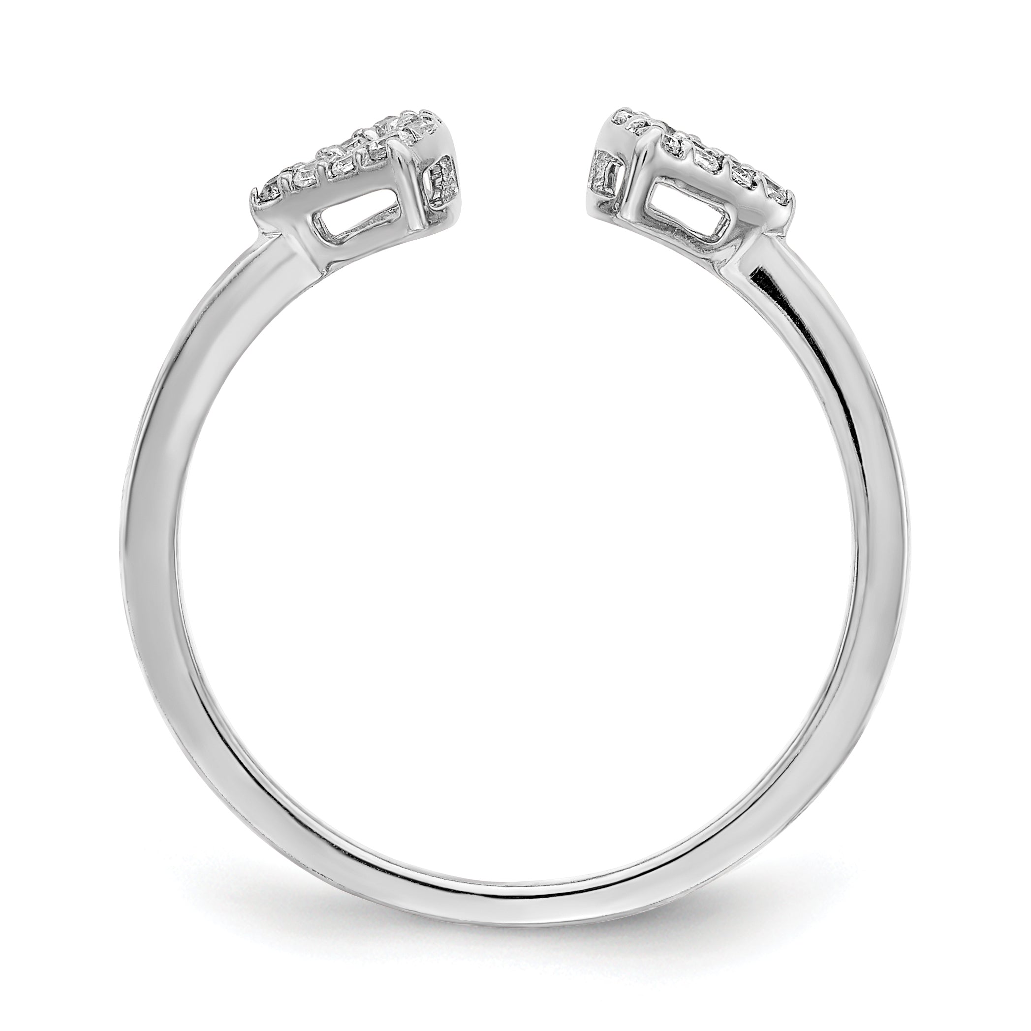 14K White Gold Diamond Ring