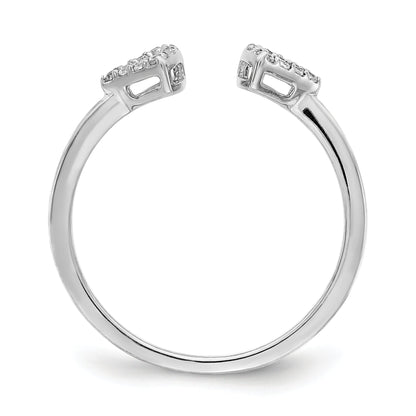 14K White Gold Diamond Ring