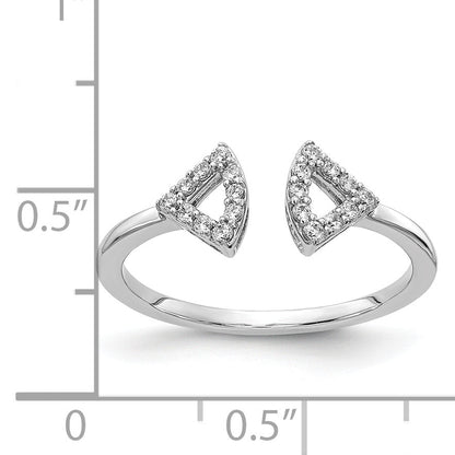 14K White Gold Diamond Ring